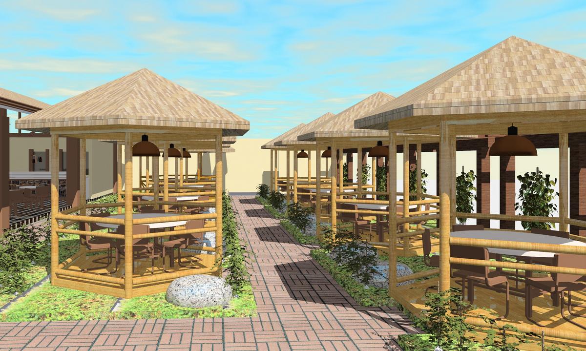 gazebo bar by goma