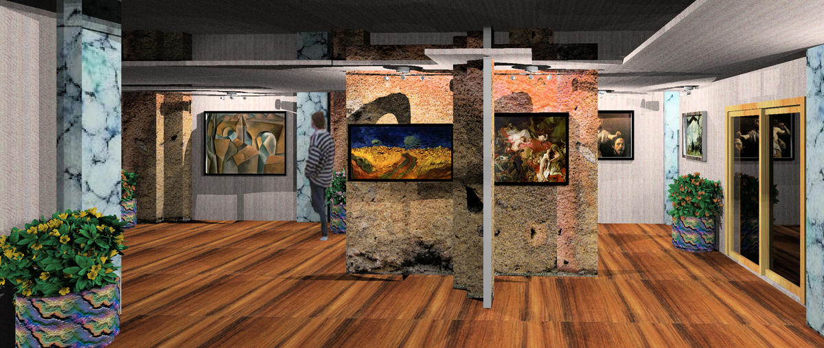 art gallery in hotel