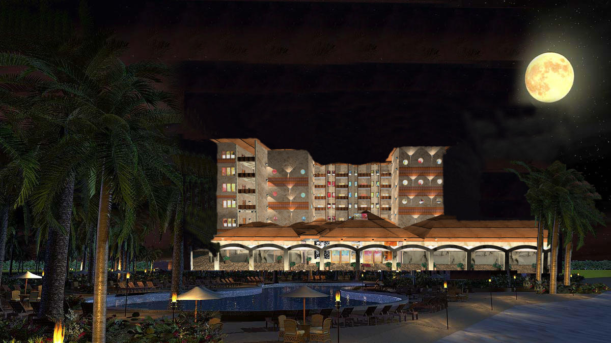 hotel night view