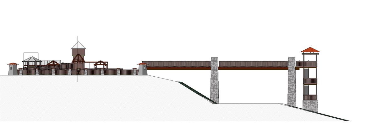 Play Fort - Complete Elevation
