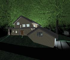 Outside of My house at night