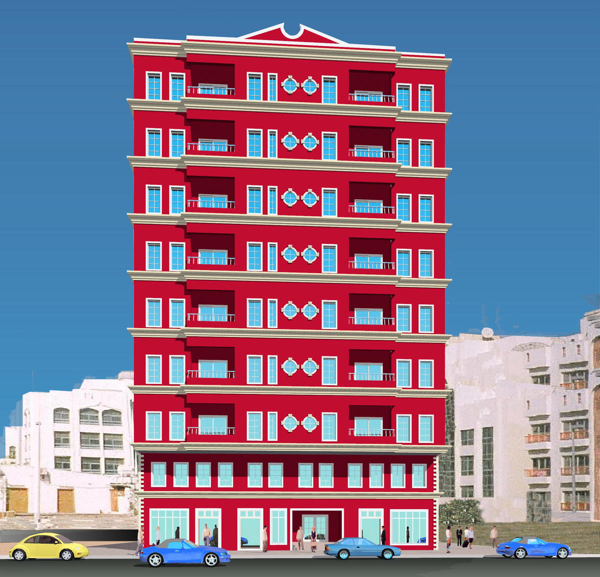 final bldg.project full revit render