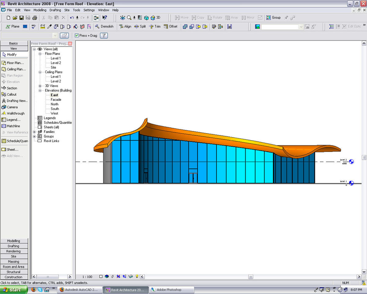 Freeform Roof