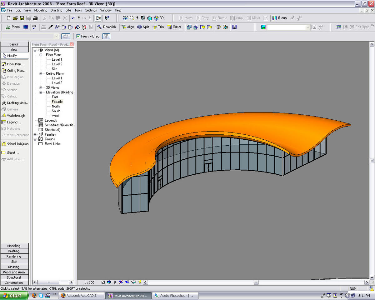 Freeform Roof