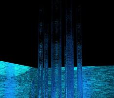 Glass Waterfall Art