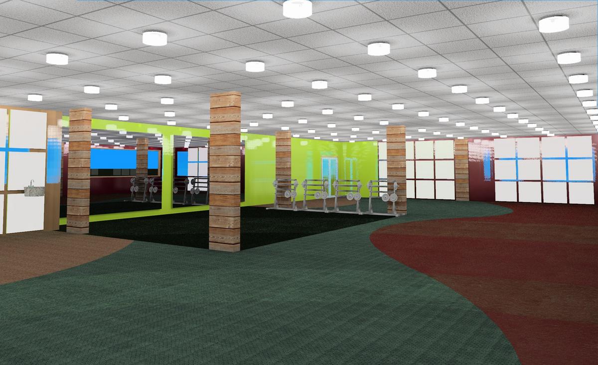 Gym interior