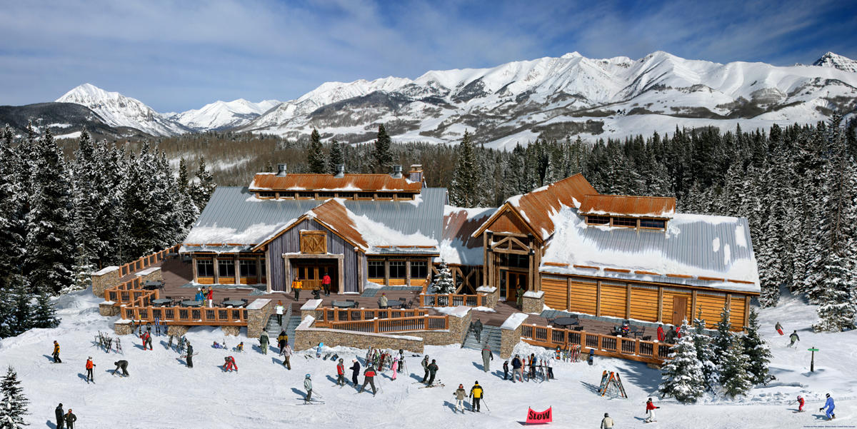 On mountain resturant