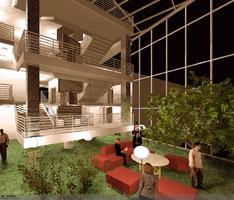 Advertising agancy courtyard