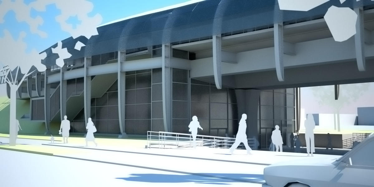 Urban Train Station