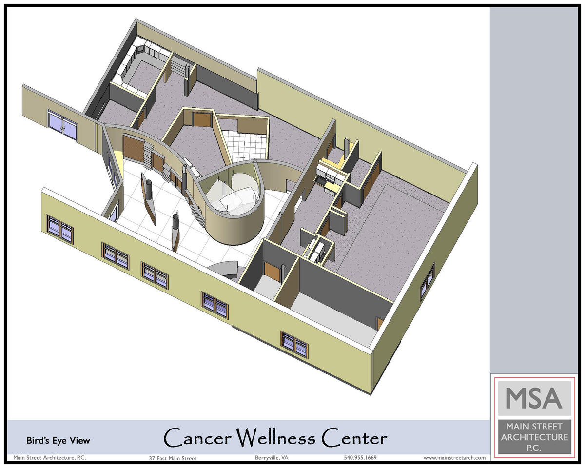 Bird's Eye View of a Tenant space