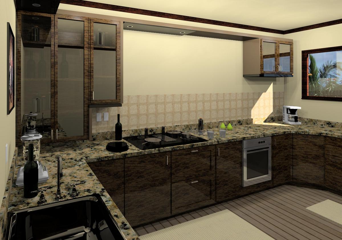 Simple Domestic Kitchen