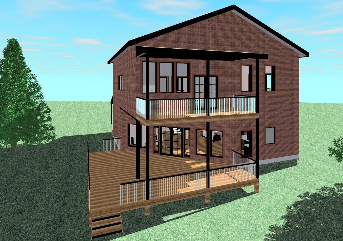 Lake House Back