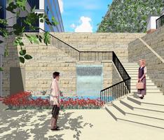 outdoor water feature