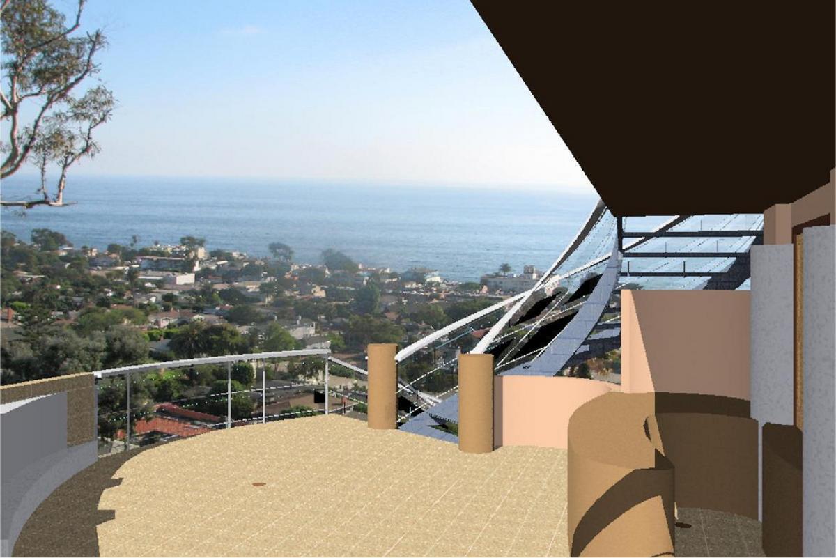 Laguna Beach Home Balcony View