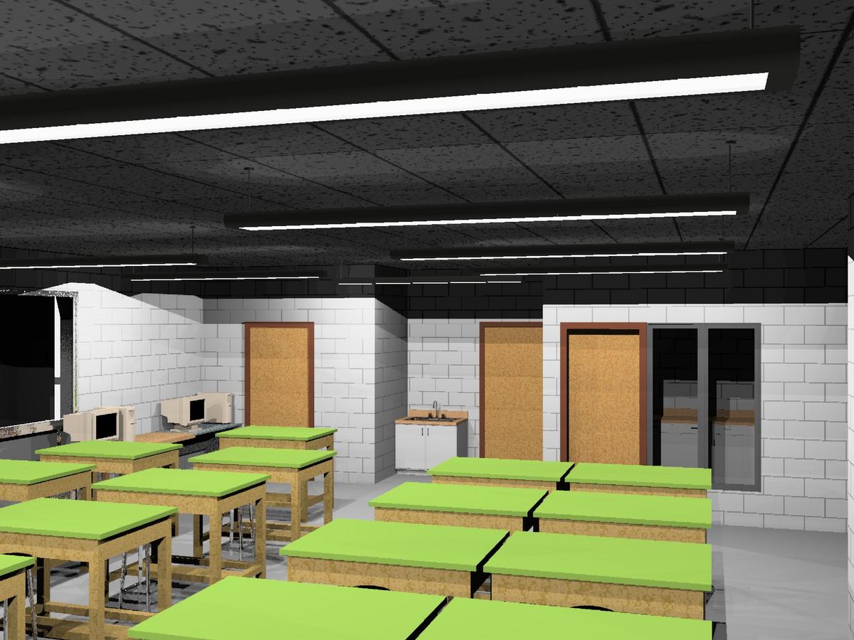 my high school drafting room