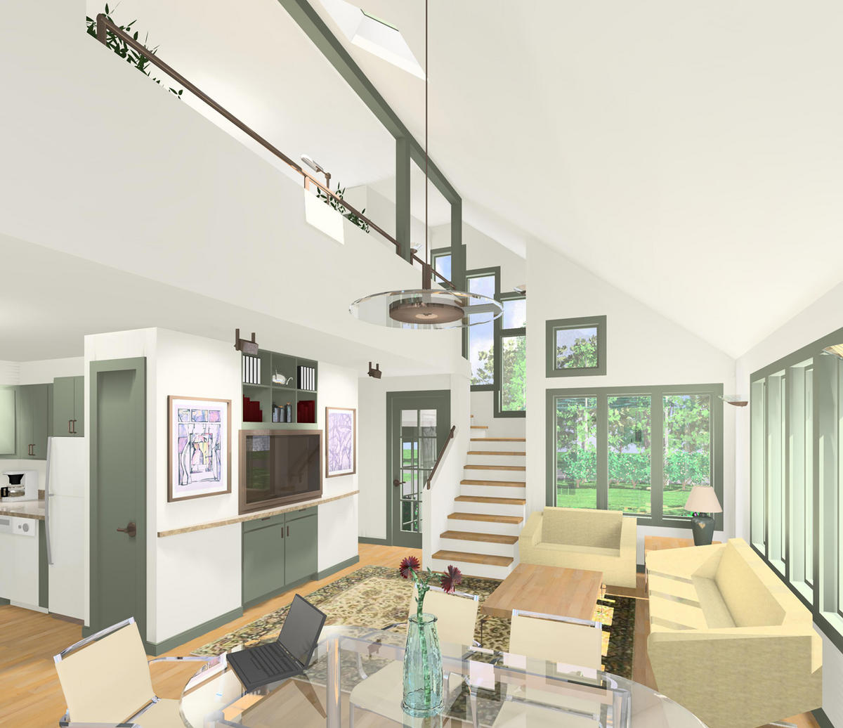 Vacation house interior