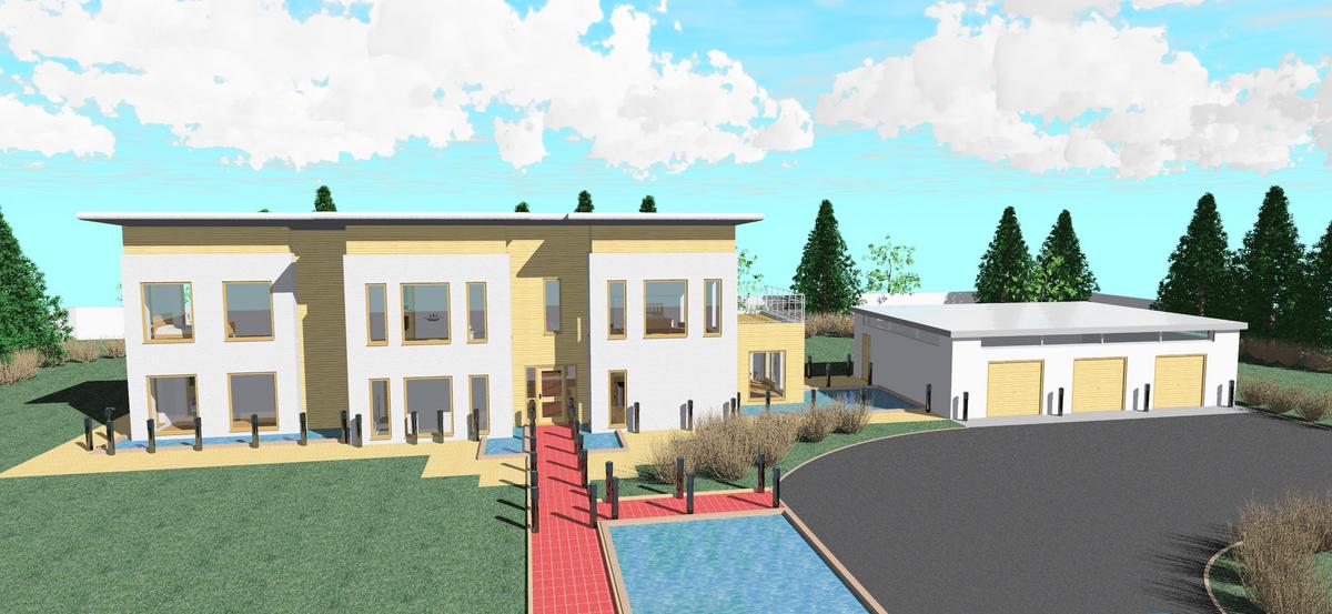 Large house daytime