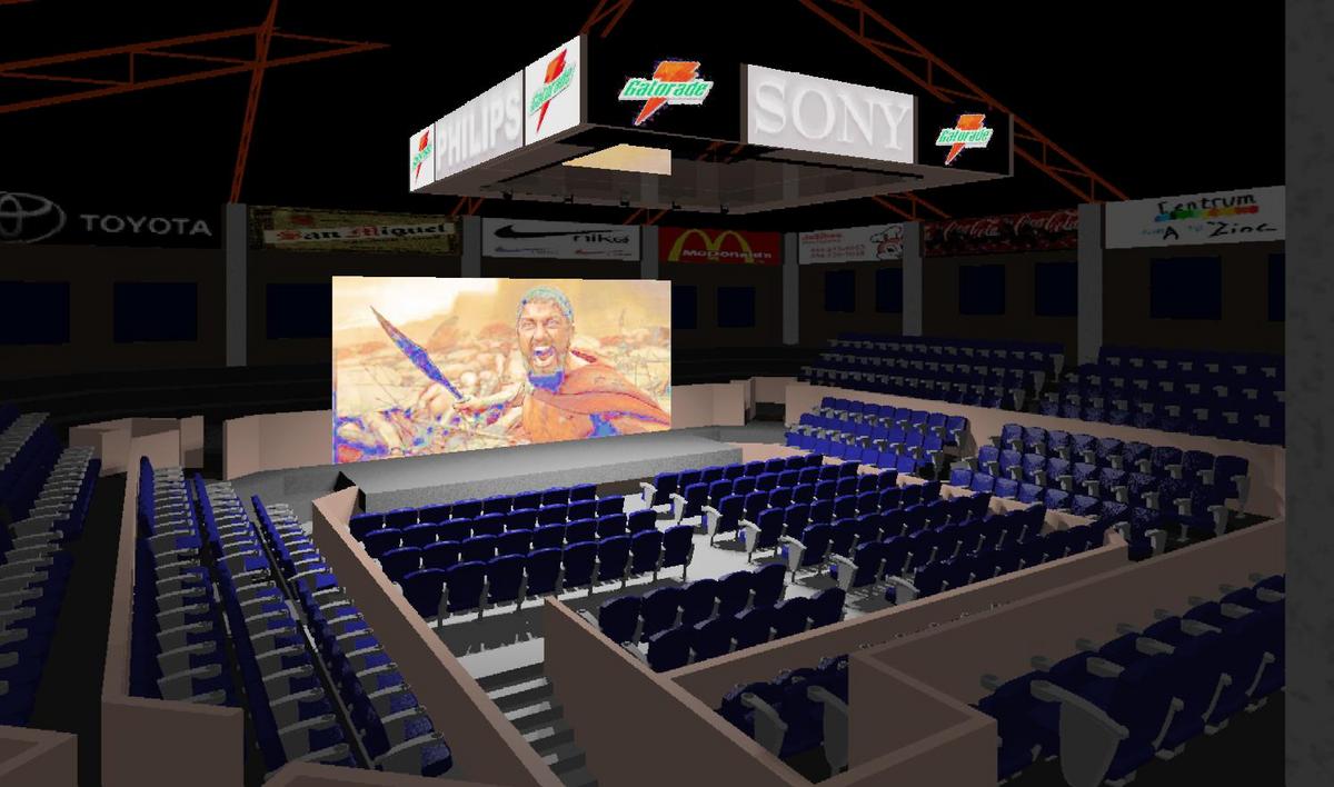 cockpit arena converted to theatre