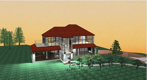Front View of House