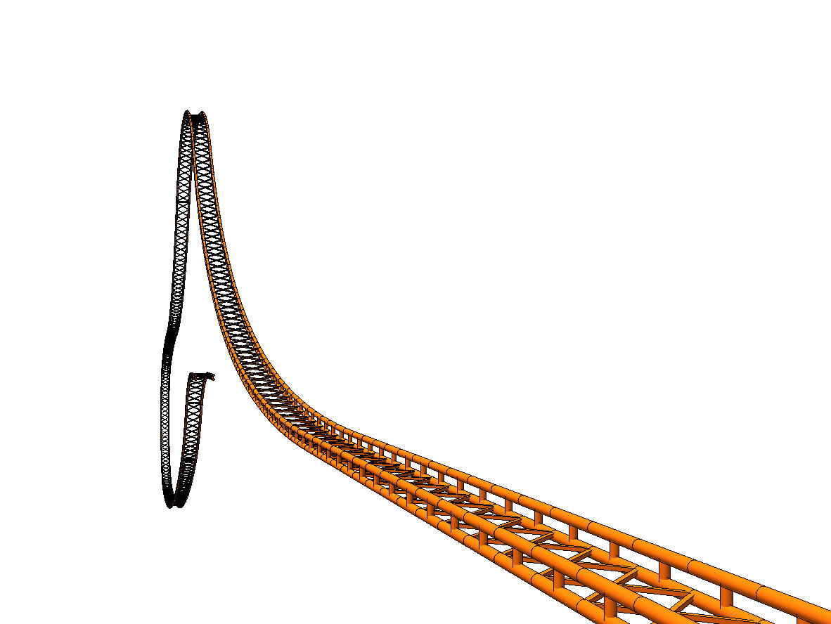 Roller coaster rail-2