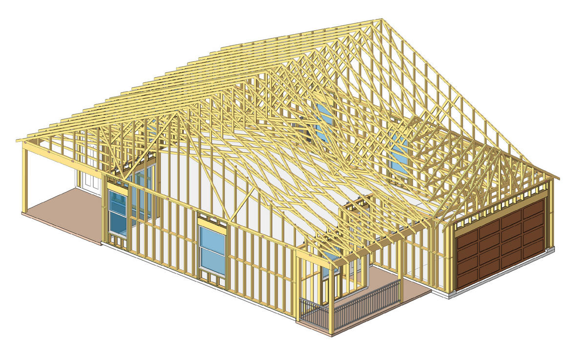 Wood framing Plan