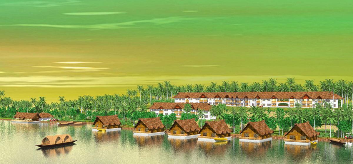 Resort lake view