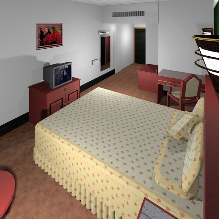renderd room intrio
