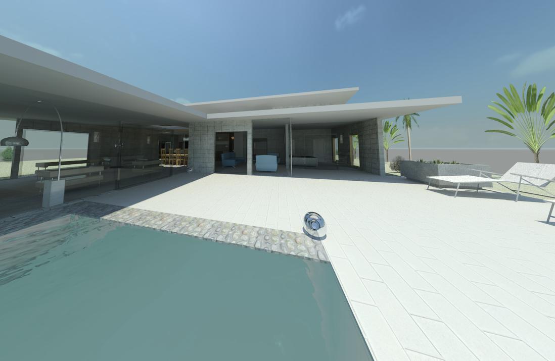 outdoor living area