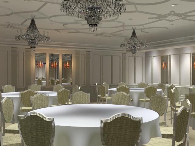 Revised Ballroom Rendering