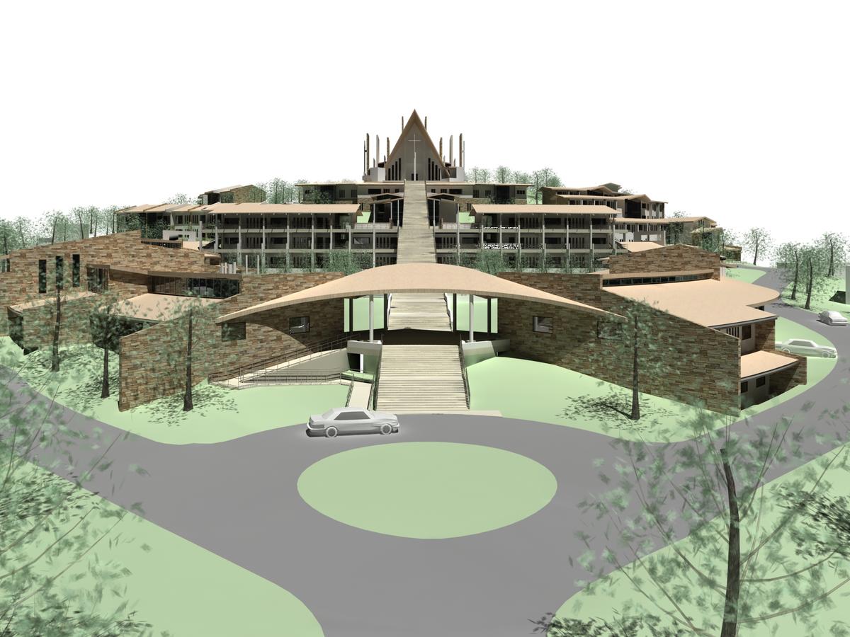 From the entrance