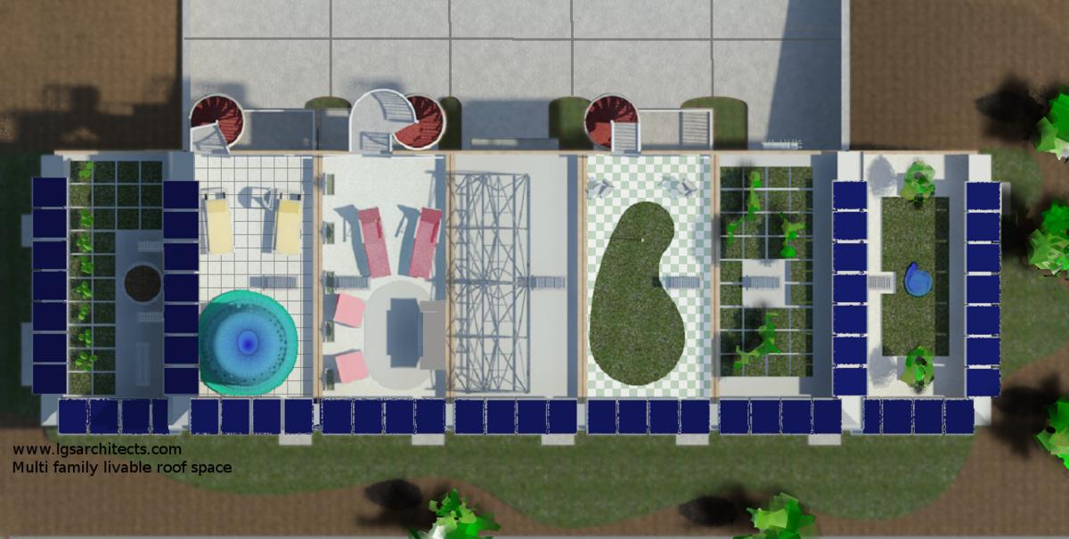 Multi-Family Livable Roof Space