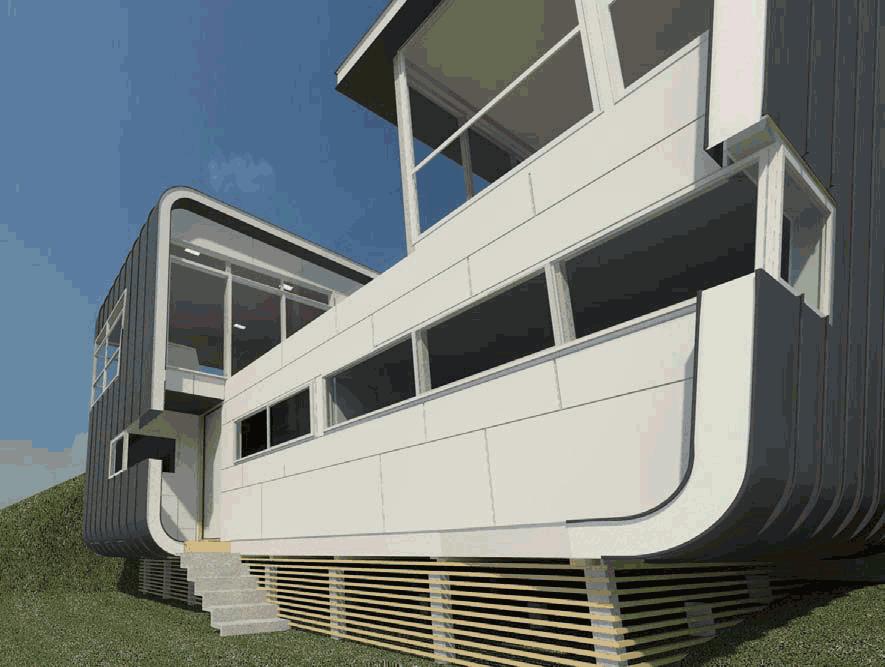 Ribbon House Entrance