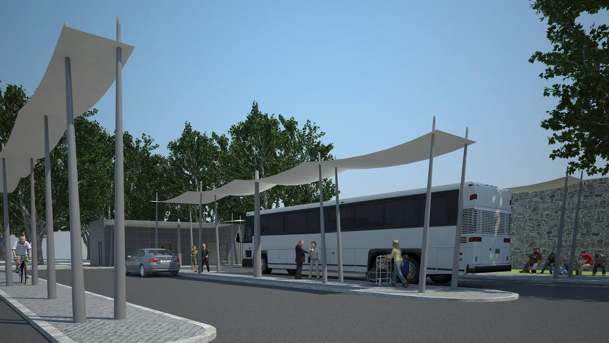 Museum Bus arrival
