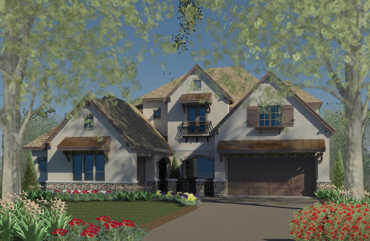 Rendered elevation