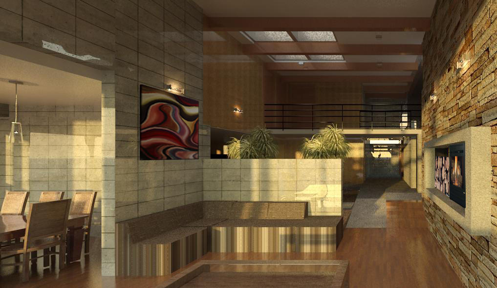 residential house interior living