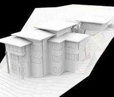 house on a hillside