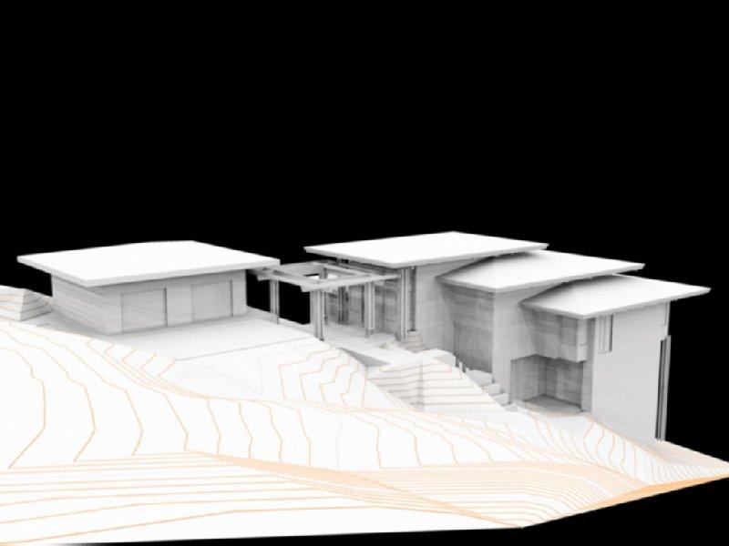house on a hillside