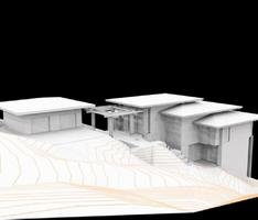 house on a hillside