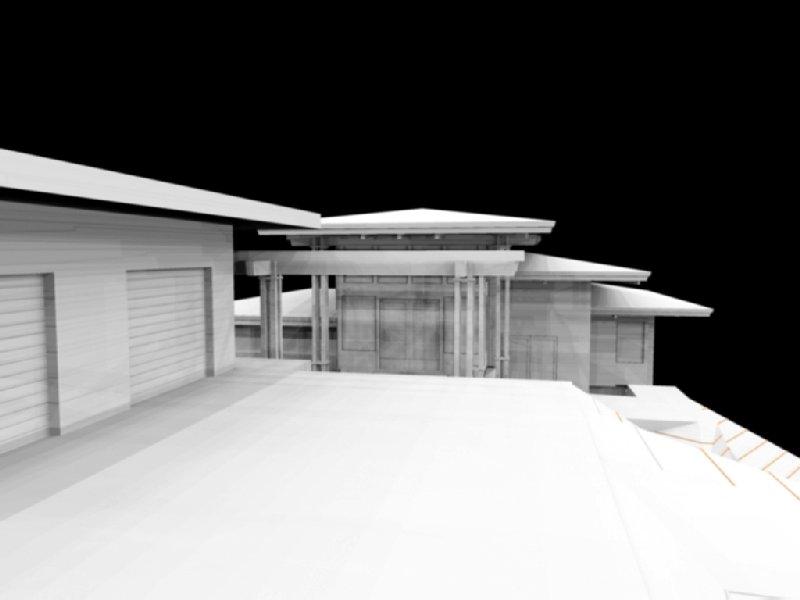 house on a hillside