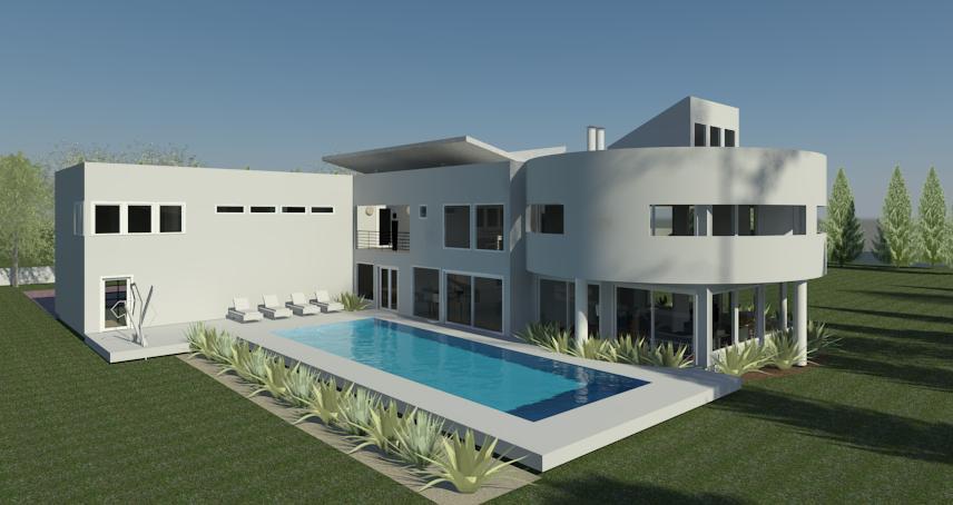 Square in Circle House