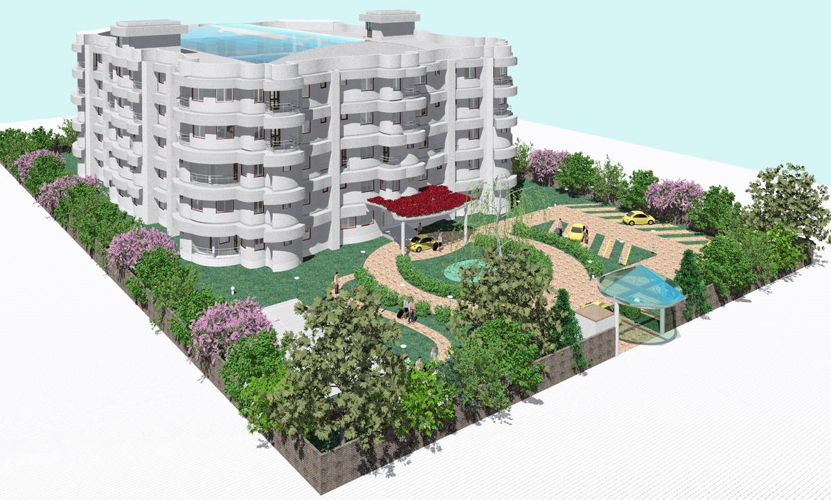 Its my first Revit project YOUTH HOSTEL