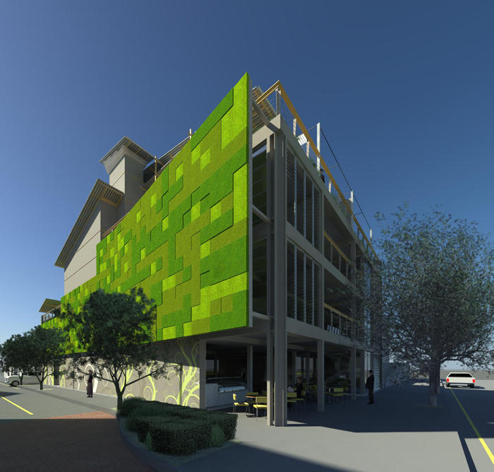 eco mix-used bldg
