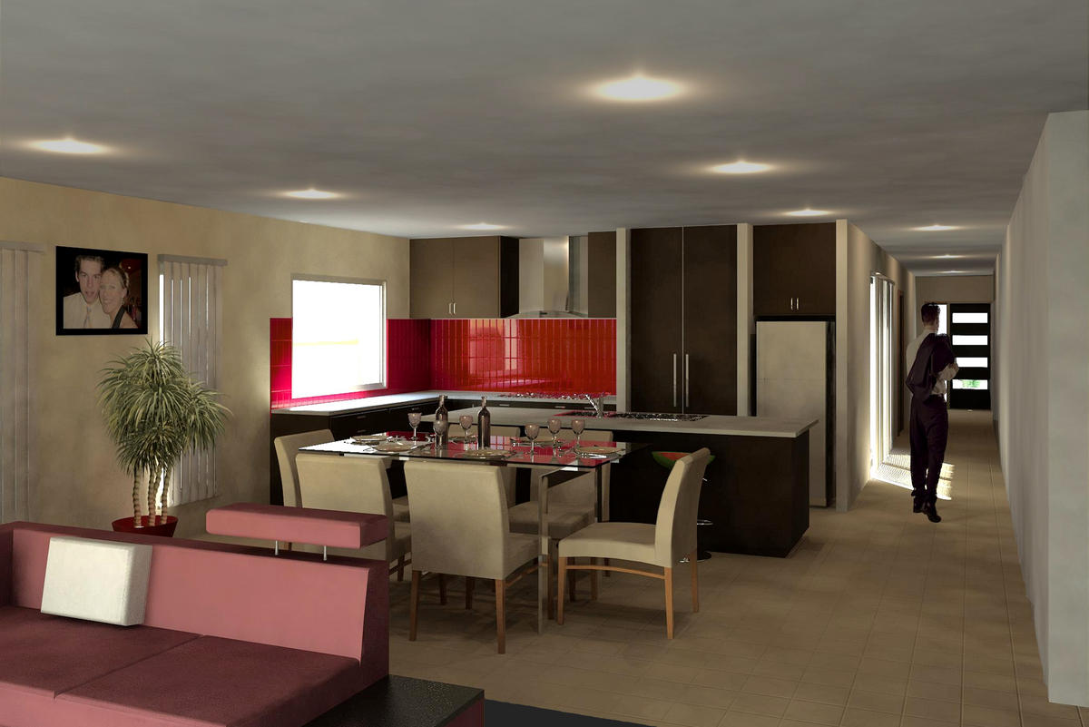 Living to Kitchen