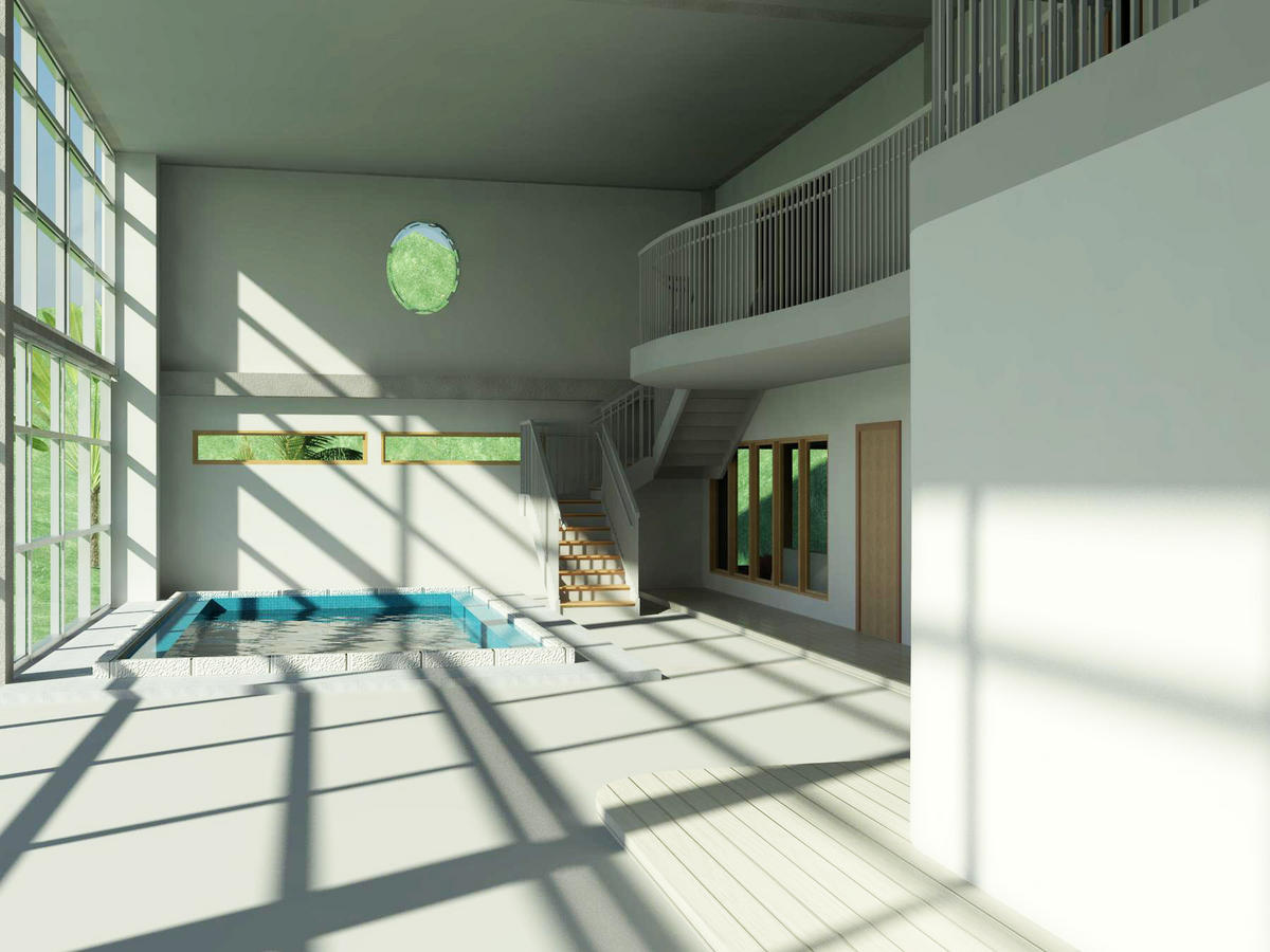 Beach house inside