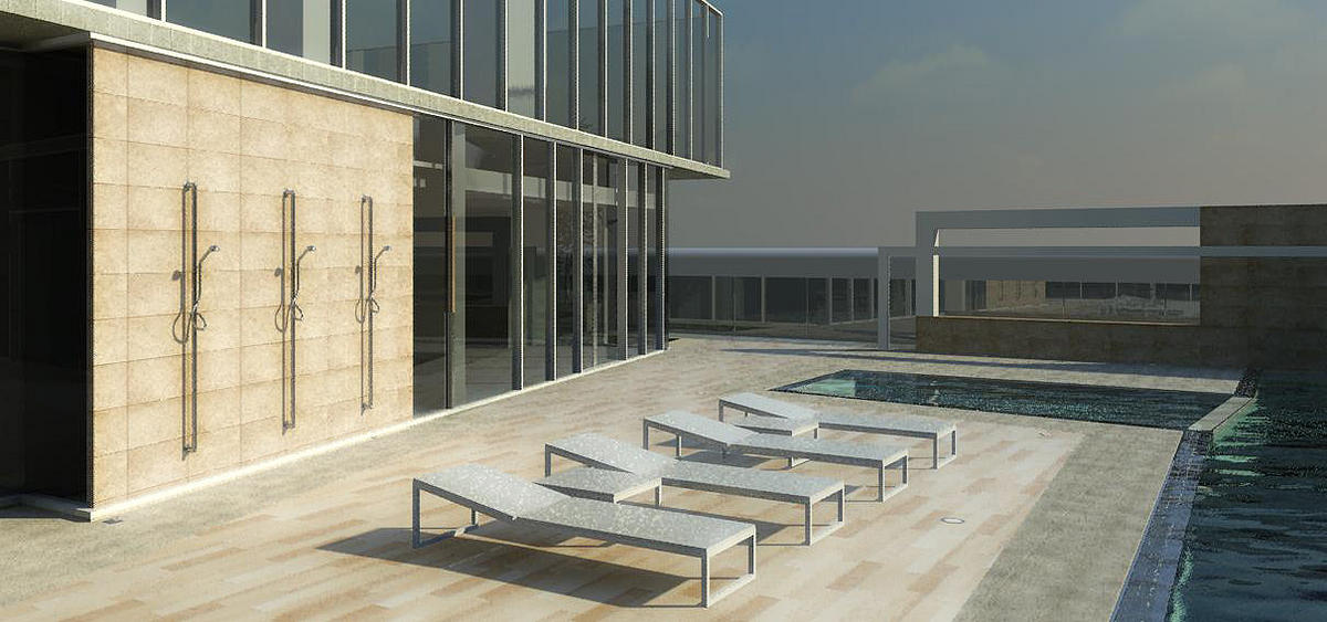 the waltz 7th floor outdoor pool