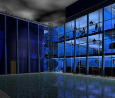 Cool Pool At Night