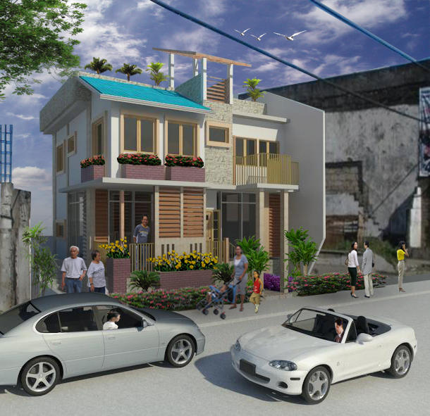two storey residence-scheme1