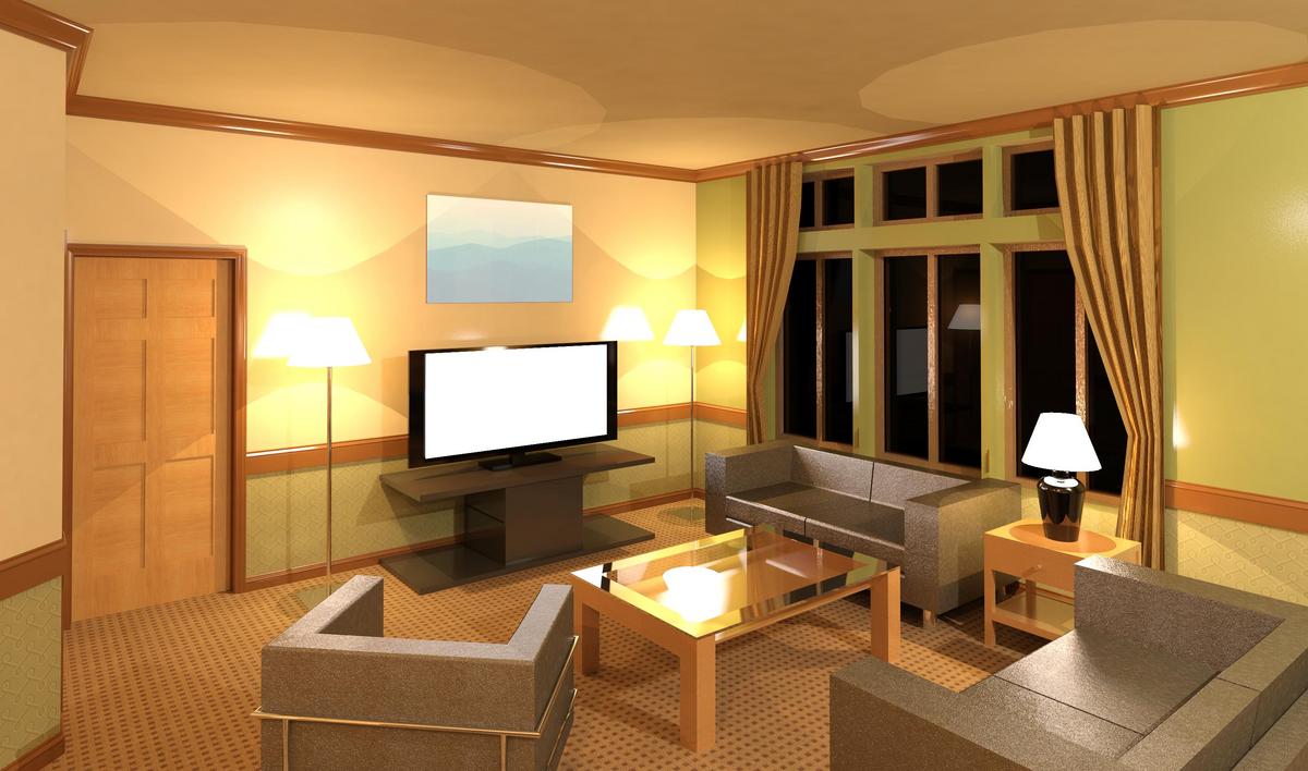 Interior Rendering... Living Room