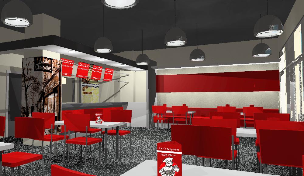 Pizza parlor design concept 01