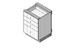 Parametric Casework - Cabinet - Base - 4 Drawers